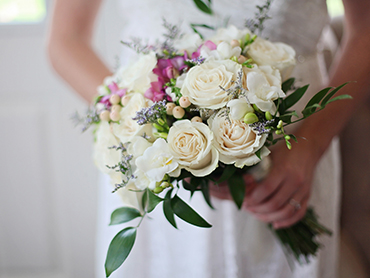 Trouwdecoratie bloemen